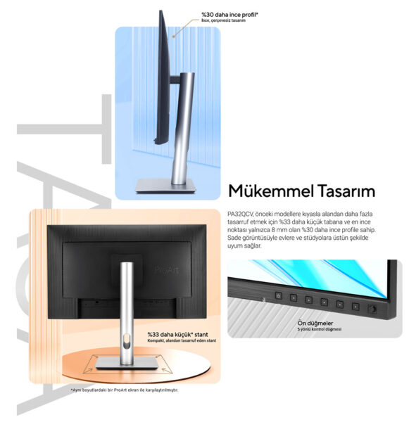 ASUS ProArt Display 6K PA32QCV Monitör H22