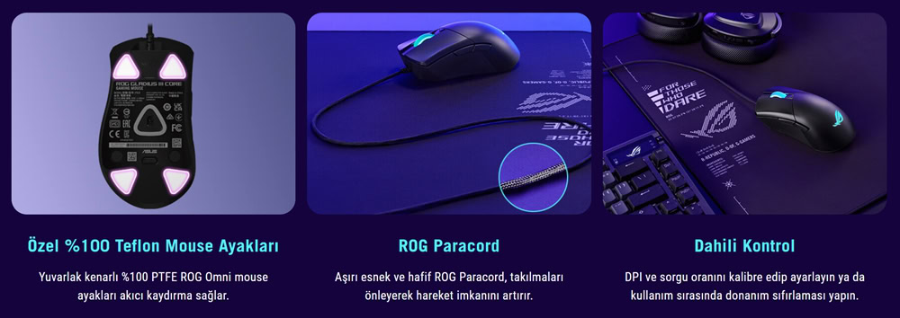 ROG Gladius III Core Gaming Mouse