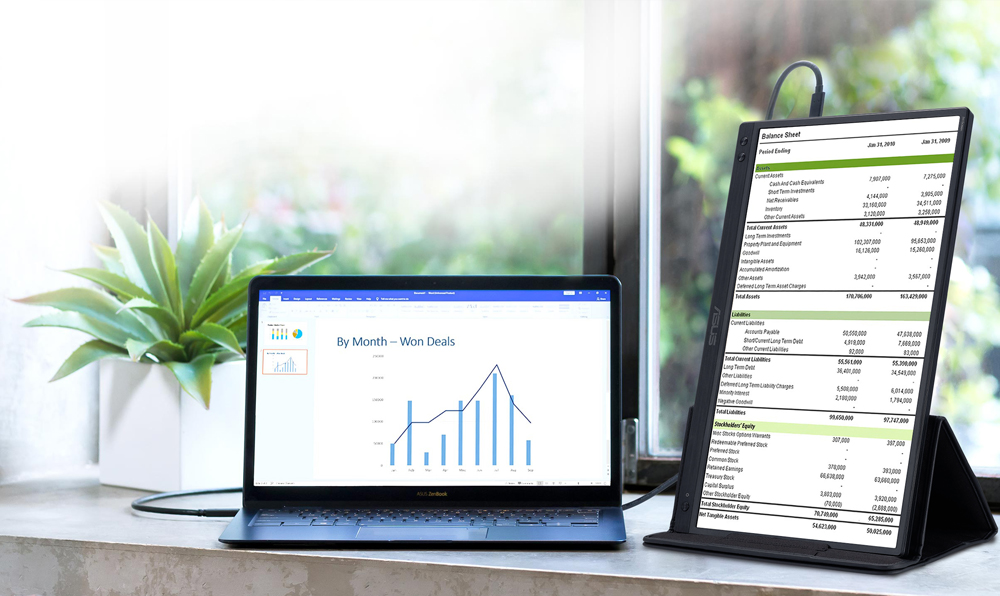 ASUS ZenScreen MB166C Monitör yh7