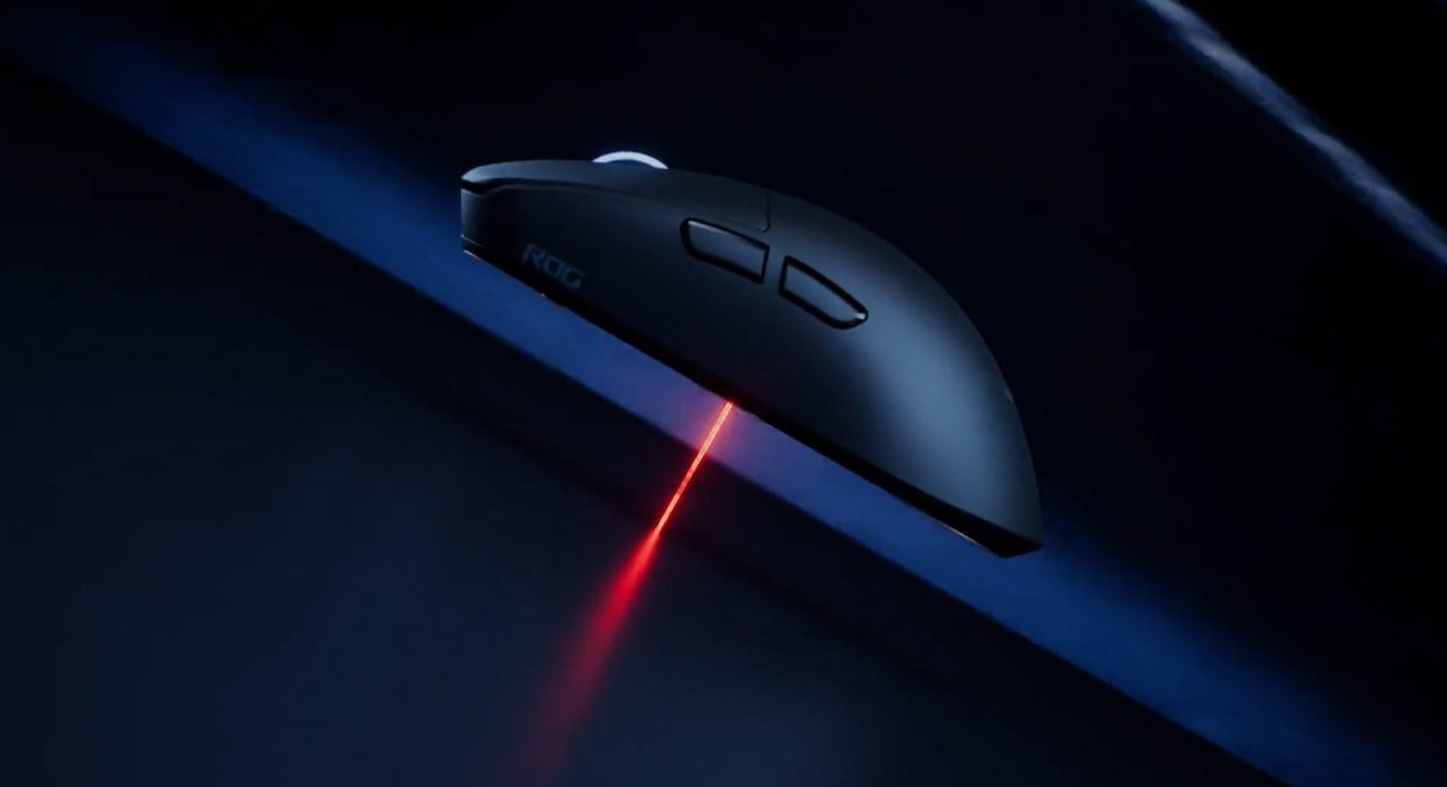 ASUS ROG Harpe II Ace Kırmızı AimPoint Pro Sensörlü Kablosuz Oyun Mouse.