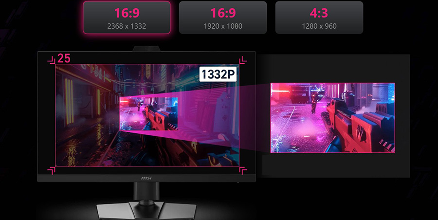 MSI MPG 272QRF X36 27 inç 360Hz 0.5ms 2K WQHD G-Sync Pulsar Rapid IPS Pivot Gaming Monitör h8