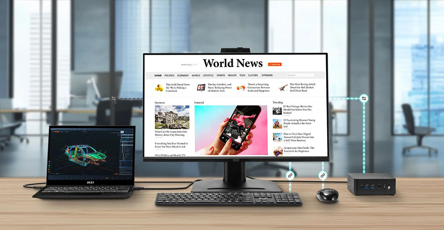 MSI PRO MP275QPDG 27 inç 100Hz 1ms 2K WQHD Adaptive Sync IPS Monitör h9