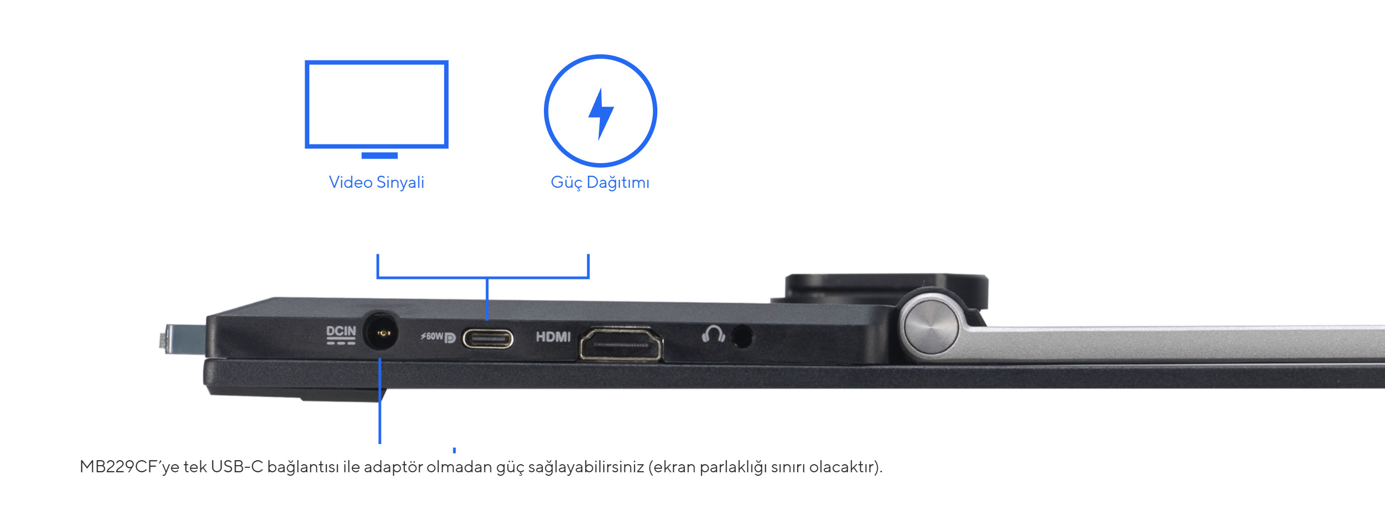 ASUS ZenScreen MB229CF Taşınabilir Monitör H10