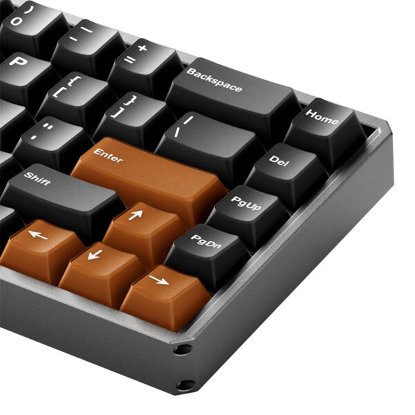 Akko Mod68 He Misty Black Brown Astrolink Magnetic Switch 8k Hz Hall Effect Hotswap Argb Kablosuz İngilizce Mekanik Gaming Klavye 6