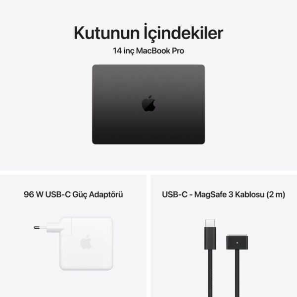 Apple Macbook Pro M5 Max 18 Çekirdek Cpu 32 Çekirdek Gpu 36gb Ram 2tb Ssd 14 İnç Uzay Siyahı Laptop (mgdu4tua) 8