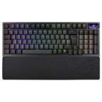 ASUS ROG Azoth 96 HE Black %96 8K Hz ROG HFX V2 Manyetik Switch Hall Effect RGB Kablosuz Hotswap İngilizce Mekanik Gaming Klavye