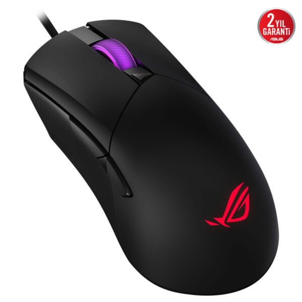 ASUS ROG GLADIUS III Core RGB kablolu oyun mouse, yüksek hassasiyet ve hızlı tepki süresi ile profesyonel oyuncular için tasarlanmıştır. RGB aydınlatma ve ergonomik tasarımıyla oyun deneyimini artırır.
