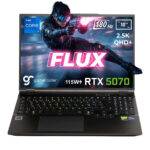 GameRaider FLUX GR16 Intel Core i7-14650HX GeForce  RTX 5070 8GB 115W 24GB DDR5 1TB SSD 16 inç 2.5K QHD+ 180Hz FreeDos Gaming Laptop - Çanta Hediyeli - PRAGMATA Hediyeli