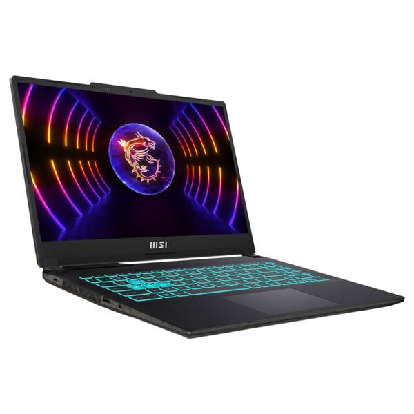 MSI CYBORG 15 A13VE-2270XTRNN, Intel Core i5-13420H, GeForce RTX 4050 6GB, 16GB DDR5, 1TB SSD, 15.6 inç Full HD 144Hz IPS-Level ekran, oyun ve yüksek performans için tasarlanmış.