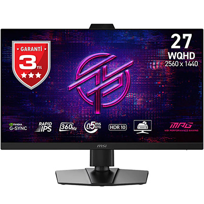 MSI MPG 272QRF X36 27 inç 360Hz 0.5ms 2K WQHD G-Sync Pulsar Rapid IPS Pivot Gaming Monitör h1