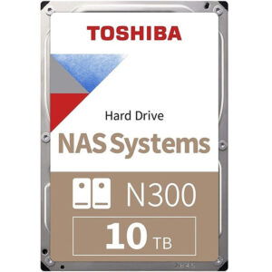 Toshiba N300 10TB 7200Rpm SATA 3.0 Sabit Disk, yüksek kapasiteli NAS ve veri depolama çözümleri için ideal, dayanıklı ve yüksek performanslı hard disk.