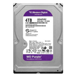 WD Purple 4TB 5400Rpm SATA 3.0 Sabit Disk, 128MB Önbellek, 7/24 Çalışma, Güvenlik ve Güçlü Veri Depolama.