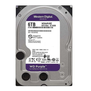 WD Purple 6TB 5400Rpm SATA 3.0 Güçlü Güvenilir Sabit Disk.