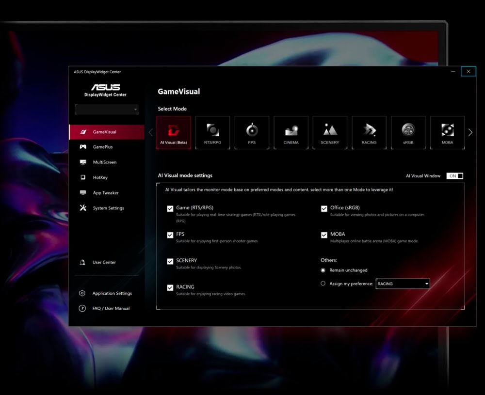 ASUS ROG Strix XG27ACMES Gaming Monitör H10