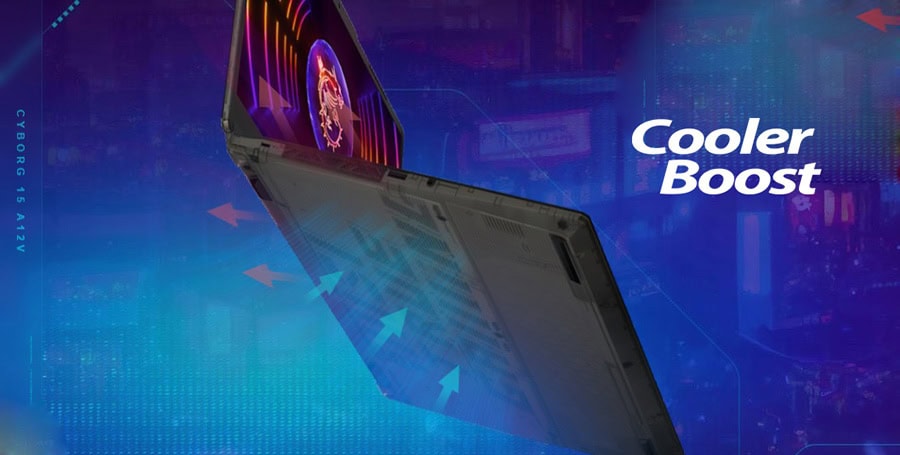 MSI Cyborg 15 A13VE-2270XTRNN gaming dizüstü bilgisayar, güçlü Intel Core i5-13420H ve GeForce RTX 4050 ekran kartı ile yüksek performans sağlar.