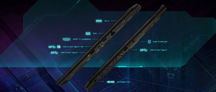 MSI CYBORG 15 A13VE-2270XTR dizüstü bilgisayarın RAM ve SSD özellikleri detaylı gösteriliyor.