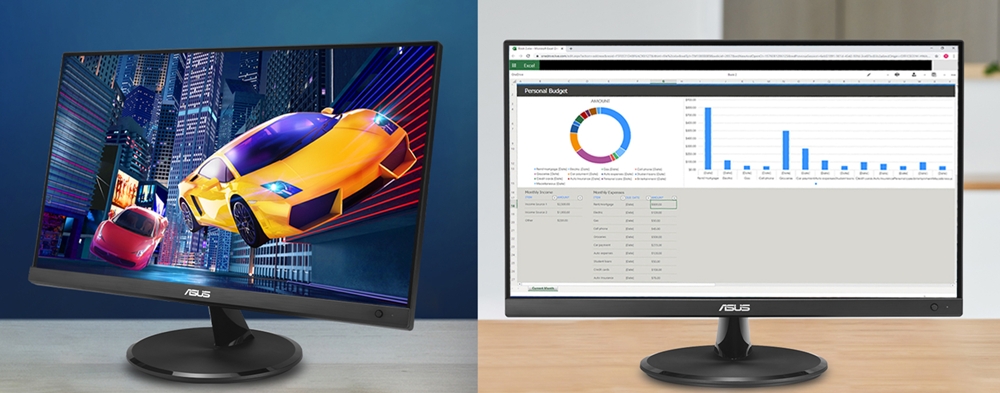 ASUS VP227HF 21.45 inç 100Hz 1ms Full HD Adaptive Sync VA Monitör h3