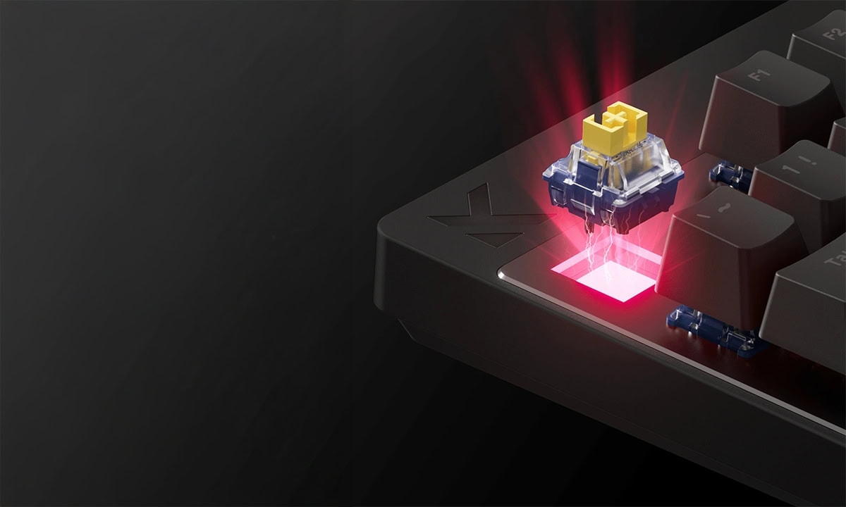 MCHOSE Mix 87 Beyaz RGB mekanik oyun klavyesi, form faktörü, manyetik anahtar ve Hall Effect teknolojisi ile yüksek performans sağlar. Hotswap özelliği ve 8K Hz yenileme hızıyla oyun deneyimini ar.