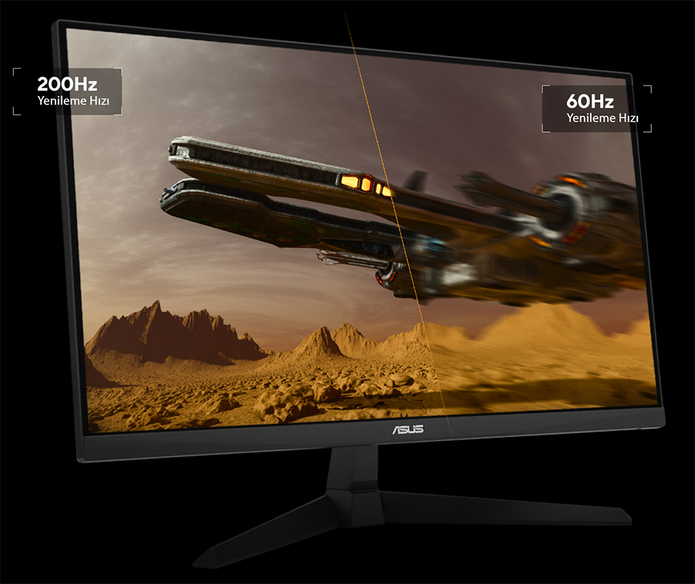 ASUS TUF Gaming VG259QL5A 24.5 inç 200Hz 0.3ms Full HD Adaptive Sync Fast IPS Pivot Gaming Monitör h4
