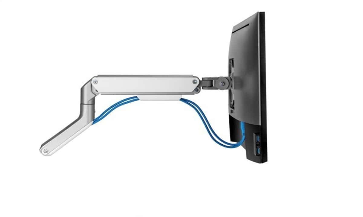 Brateck 17-32 inç uyumlu amortisörlü gümüş monitör kolu, ekranınızı rahatça ayarlamanıza ve optimize etmenize olanak tanır. Dayanıklı ve ergonomik tasarımıyla ofis ve çalışma alanları için ideal.