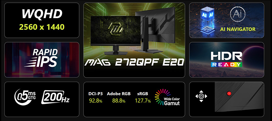 MSI MAG 272QPF E20 Gaming Monitör H4