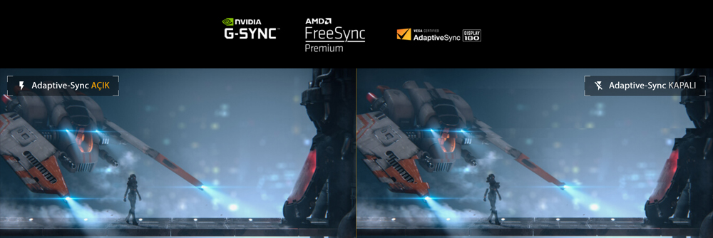 ASUS TUF Gaming VG279Q3R 27 inç 180Hz 1ms Full HD Adaptive Sync Fast IPS Gaming Monitör h5