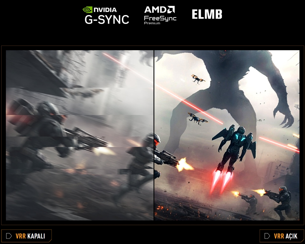 ASUS TUF Gaming VG27AQE5A Gaming Monitör H5