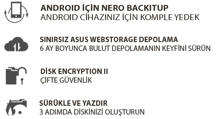 ASUS ZenDrive U9M SDRW-08U9M-U Gold M-DISC Destekli Harici Ultra İnce DVD Yazıcı h8