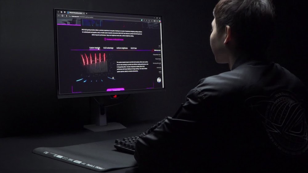 ASUS ROG Swift OLED PG34WCDN Gaming Monitör H9