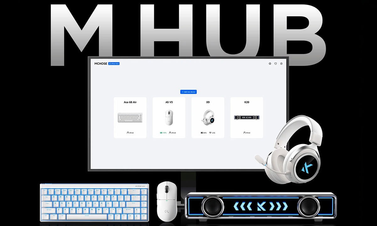 Yüksek çözünürlüklü 8K Hz kablosuz oyun faresi, MCHOSE A5 V3 modelinin beyaz ve pembe renk seçenekleriyle, hassas ve hızlı hareket imkanı sunar, oyun performansını artırır.