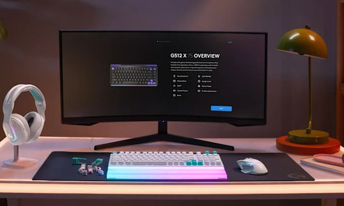 Logitech G512 X 98 Kablolu Siyah Gaming Klavye ile üstün oyun deneyimi.