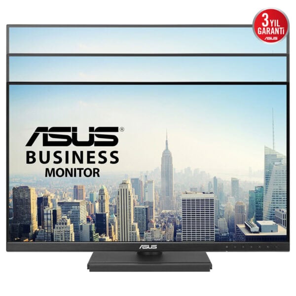 ASUS 23.8 inç iş monitörü, 120Hz yenileme hızı ve IPS panel ile yüksek görüntü kalitesi sağlar. Çoklu bağlantı seçenekleri ve ergonomik tasarımıyla ofis ve profesyonel kullanım için ideal.