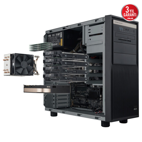 Asus Expertcenter Pro Et500i W8u95080w Intel Core Ultra 9 285k Nvidia Rtx 5080 16gb Gddr7 128gb Ddr5 2tb M 2 Ssd Freedos Masaustu Is Istasyonu 3