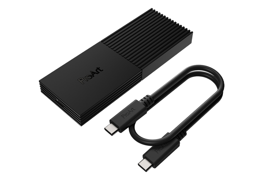 Asus Icerik Ureticileri Icin Proart Pa40su Usb4 Ssd Kutusunu Tanitti 40gbps Hiz Ve Aktif Sogutma