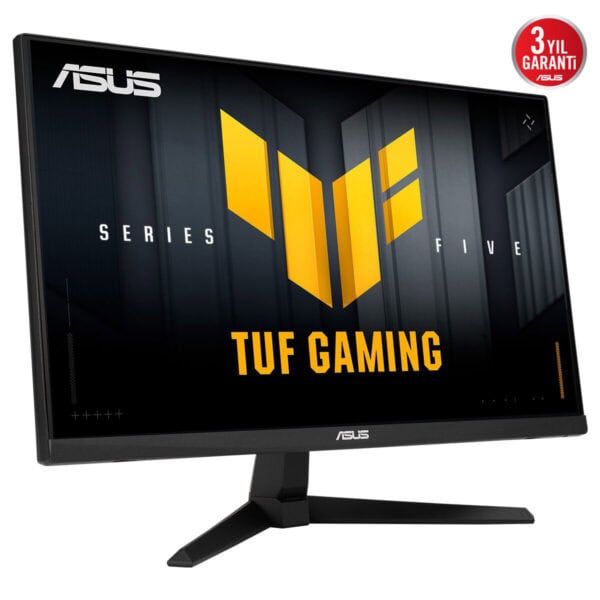 ASUS TUF Gaming VG27AQE5A 27 inç 165Hz 0.3ms QHD IPS oyun monitörü, Adaptive Sync teknolojisi ile yüksek performans ve net görüntü sağlar.