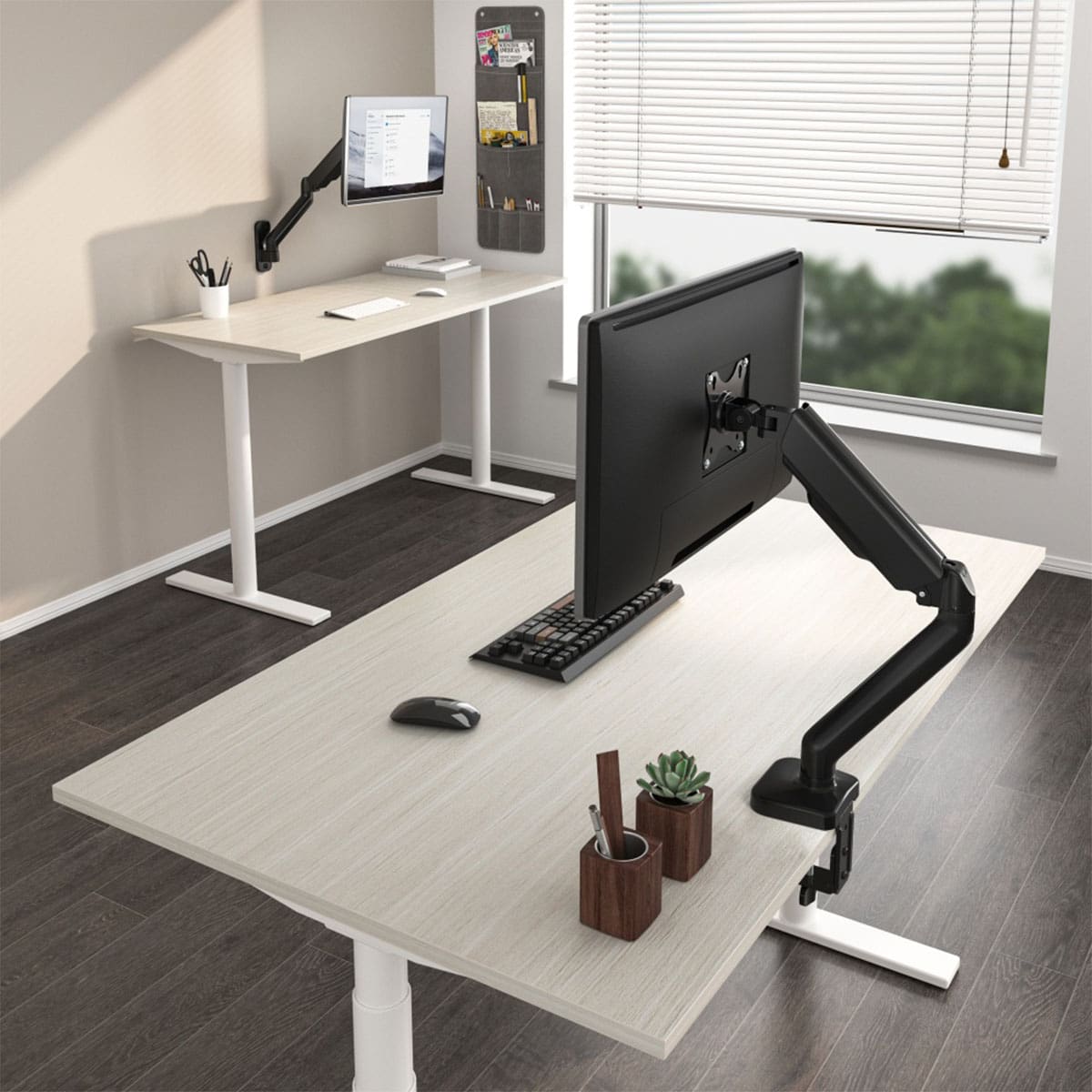Brateck 17 32 Inç Amortisörlü Siyah Monitör Kolu (ldt46 C012e) 2