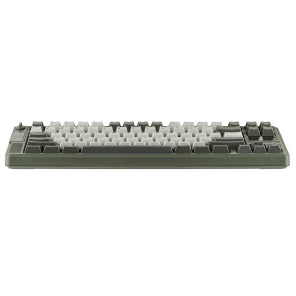 EPOMAKER RT85 Green White Wisteria V2 Kablosuz Mekanik Gaming Klavye, RGB aydınlatmalı, hotswap switch özelliği ile yüksek performans ve şık tasarım sunar.