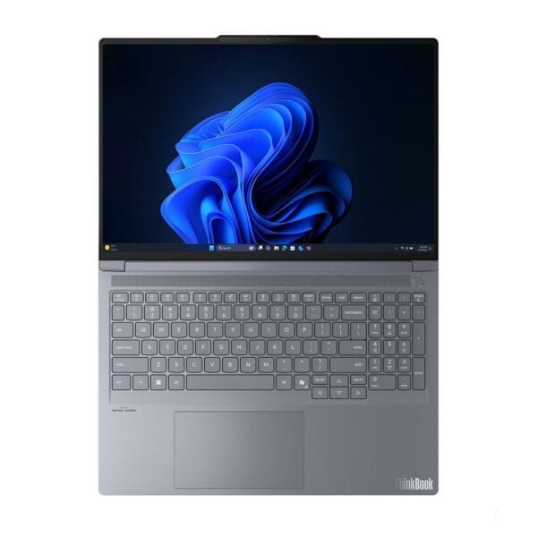 Lenovo ThinkBook 16p G6 IAX dizüstü bilgisayar, yüksek performanslı Intel Core Ultra işlemci ve GeForce RTX 5060 ekran kartı ile güçlü oyun ve profesyonel kullanım sağlar.