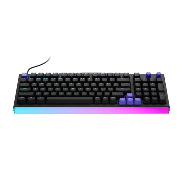 Logitech G512 X 98 Kablolu Siyah Gaming Klavye, RGB aydınlatmalı mekanik tuşlar ve dayanıklı tasarımıyla yüksek performans ve oyun deneyimi sunar.