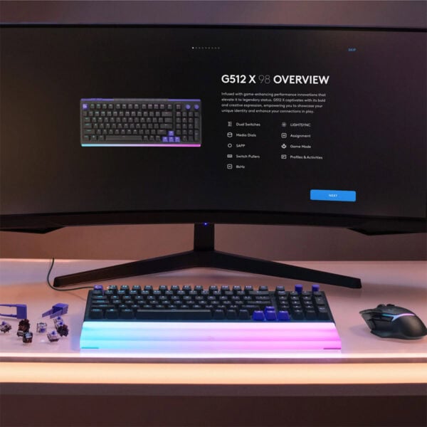Logitech G512 X Siyah Kablolu Gaming Klavye, yüksek performans ve dayanıklılık sunar. RGB aydınlatma ve gelişmiş tuş özellikleriyle oyun deneyiminizi artırır.