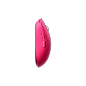 Berry kırmızı renkli, 8K Hz kablosuz gaming mouse, yüksek hassasiyet ve hızlı tepki süresi ile oyun performansını artıran ergonomik tasarım.