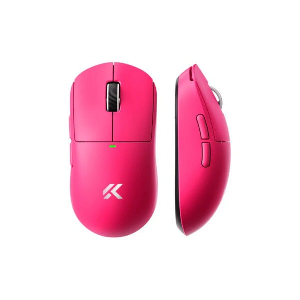 Berry Kırmızı Kablosuz Oyun Mouse - MCHOSE A5 V3, 8K Hz hızında yüksek performanslı, ergonomik tasarımlı ve RGB aydınlatmalı gaming mouse.