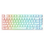 MCHOSE Jet 75 White Topographic %75 Kailh Magnetic God Switch 8K Hz Hall Effect Hotswap RGB Gaming Klavye (HW-Jet75-9)