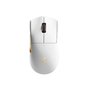 MCHOSE K7 Ultra Beyaz Altın 8K Hz kablosuz oyuncu mouse, yüksek hassasiyet ve hızlı tepki süresi ile oyun deneyimini artırır. Şık tasarımı ve kablosuz özgürlüğü ile öne çıkar.