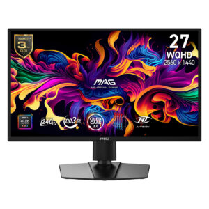 Msi Mag 272qp Qd Oled X24 26.5 Inç 240hz 0.03ms 2k Wqhd Adaptive Sync Qd Oled Pivot Gaming Monitör 1