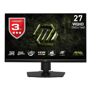 Msi Mag 272qpf E20 27 Inç 200hz 0.5ms 2k Wqhd Adaptive Sync Rapid Ips Pivot Gaming Monitör 1