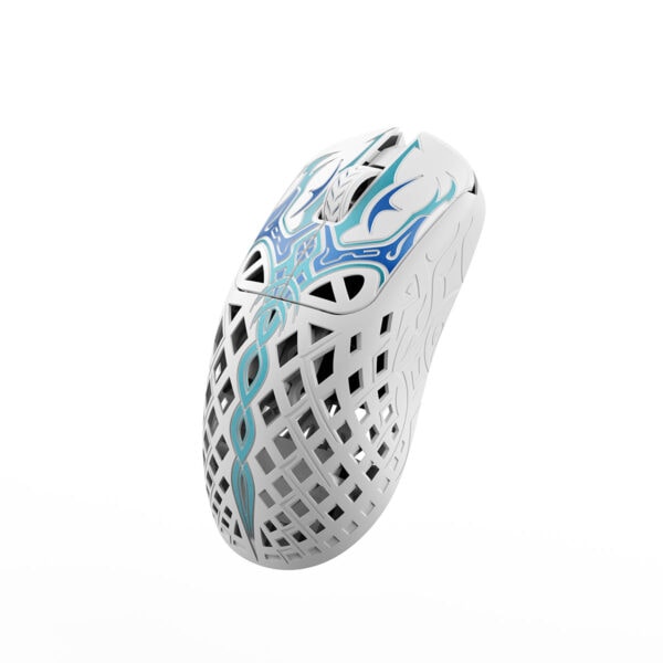 Yüksek performanslı WAIZOWL TRIAINA Riptide 8K Hz kablosuz oyun mouse, özel sensör ve ergonomik tasarımıyla profesyonel oyuncular için ideal.
