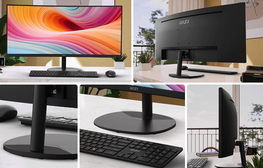 Kavisli MSI PRO MP341CQ E12 34 inç UWQHD monitör, 120Hz yenileme hızı ve 1ms tepki süresi ile yüksek performans sağlar. Adaptive Sync teknolojisi ve VA paneli ile net ve akıcı görüntü deneyimi sunar.
