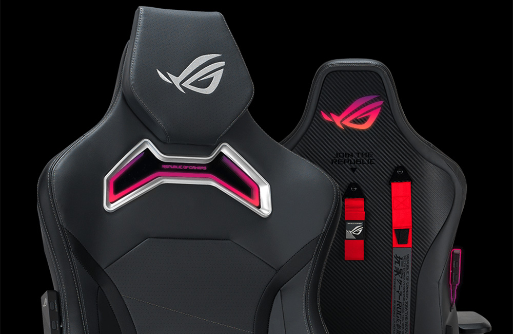 ROG Chariot X (Wide) ASUS ROG Chariot X SL301W Siyah Oyuncu Koltuğu h2
