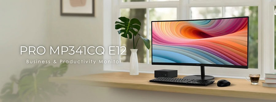 MSI PRO MP341CQ E12 34 inç UWQHD kavisli monitör, 120Hz yenileme hızı ve 1ms tepki süresi ile yüksek performans sağlar. Adaptive Sync teknolojisi ve VA panel ile net ve akıcı görüntü deneyimi sunar.